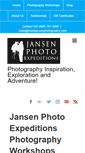 Mobile Screenshot of jansenphotoexpeditions.com